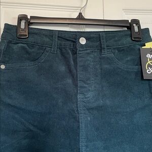 NWT Art Class Girls Adventure Teal L (10-12) Corduroy Mini Skirt adjustable